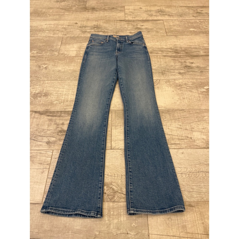 MOTHER Jeans The Outsider Sneak Light Wash Denim Women's Size 26 - Picture 4 of 12